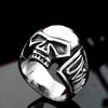 Classic Skull Biker Metal Ring