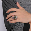 Stainless Steel Crawling Scorpion Skull Ring