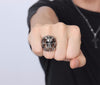 Men's Gothic Claw Stainless Steel Biker Ring