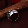 Antique Silver Plated Punk Skull Ring