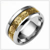 Skeleton Pattern Biker Ring