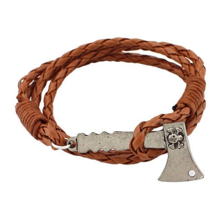 Retro Skull Woven Braided Bracelet