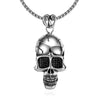 Vintage Steam Skull Pendant Necklace