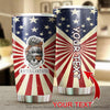 Skull Gift Gift For Mom American Mama Skull Personalized Tumbler LN