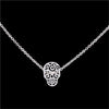 Vintage Sugar Skull Pendant Necklace
