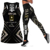 Gift For Army Army Girl Personalized Tank Top And Leggings Set