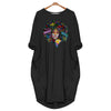 Black Pride Art Black Women Dress Black History Month T-Shirt for Women Africa Pride Batwing Pocket Dress Black And Proud 365