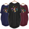 Black Pride Art Black Women Dress Black History Month T-Shirt for Women Africa Pride Batwing Pocket Dress Black And Proud 365