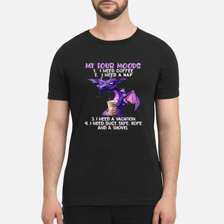 Gift For Dragon Lover Dragon And Coffee Tshirt HG