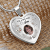 I Will Carry You With Me Memorial Necklace Bereavement Sympathy Memorial Gift Angel Wings Loss Of Loved One Remembrance Heart Necklace HG