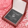 Gift for Daughter from Dad, Father Daughter Necklace for Women, Adults Size