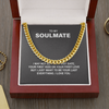 To my Soulmate CUban Chain Necklace