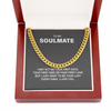 To my Soulmate CUban Chain Necklace
