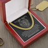 Men Adult Silver Chain Necklace, To My King You Are My Everything Chain Necklace Gift For Husband