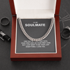 To my Soulmate CUban Chain Necklace