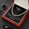 Brother of the Bride Cuban Link Chain, Bride to Brother Gifts, Gifts for Brother of the Bride
