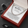 Cuban Link Chain Necklace for Boyfriend, I Found My Missing Piece Gift for Boyfriend on Birthday, Romantic Gift for Him