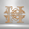 Family Letter metal wall art