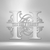 Family Letter metal wall art