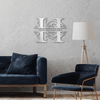 split letter monogram