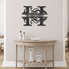 Family Letter metal wall art