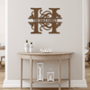 Family Letter metal wall art