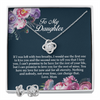 Mother to Daughter Necklace, Daughter Gift from Mom, Mother Daughter Necklace, Mother to Daughter Jewelry, Daughters Birthday Gifts