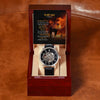 Father's Day 2022 Men's Watch Lion Dad Wristwatch Idea Gift For Dad Wristwatch Stainless Steel Mechanical Automatic Watch QDH