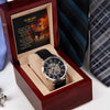 Father's Day 2022 Men's Watch Lion Dad Wristwatch Idea Gift For Dad Wristwatch Stainless Steel Mechanical Automatic Watch QDH