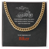 Motorcycle Biker Jewelry Gift, Cuban Link Chain Necklace For Man, Necklace For Man