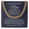 Cuban Link Chain Necklace, My Man Find You Sooner Cuban Link Chain Necklace Gift For Him