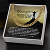 Gifts For Men, Silver Adult Chain Necklace, Birthday Gifts For Friend, Encourage Message Card