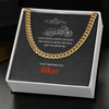Motorcycle Biker Jewelry Gift, Cuban Link Chain Necklace For Man, Necklace For Man