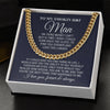 Cuban Link Chain Necklace, My Man Find You Sooner Cuban Link Chain Necklace Gift For Him