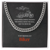 Motorcycle Biker Jewelry Gift, Cuban Link Chain Necklace For Man, Necklace For Man