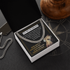 Anniversary Gift for Husband, DaBass Husband Necklace from Wife