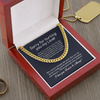 Apology Necklace Gift for Him, Apology Gift for Boyfriend, Sorry Gift For Boyfriend, Silver Men Adult Necklace
