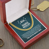 Cuban Link Chain Necklace, My Man This Is The Love Necklace for Women, Adults Size