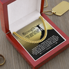 Gifts For Men, Silver Adult Chain Necklace, Birthday Gifts For Friend, Encourage Message Card
