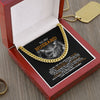 Anniversary gifts Jewelry To My Husband Necklace For Husband gift for him Birth Month Cuban Link Chain Necklace