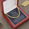 Cuban Link Chain Necklace, My Man Find You Sooner Cuban Link Chain Necklace Gift For Him