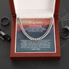 Big Brother Cuban Chain Necklace, Brother Gift Ideas, Big Brother Gifts, Meaning Gift For Big Brother, To My Brother Gift.