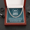 Cuban Link Chain Necklace, My Man This Is The Love Necklace for Women, Adults Size
