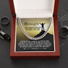 Gifts For Men, Silver Adult Chain Necklace, Birthday Gifts For Friend, Encourage Message Card