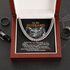 Anniversary gifts Jewelry To My Husband Necklace For Husband gift for him Birth Month Cuban Link Chain Necklace