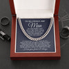 Cuban Link Chain Necklace, My Man Find You Sooner Cuban Link Chain Necklace Gift For Him