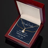 Groom to Mother Gift, Son to Mother on Wedding Day Necklace for Women, Adults Size