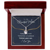 Groom to Mother Gift, Son to Mother on Wedding Day Necklace for Women, Adults Size