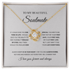 To My Beautiful Soulmate Necklace, Gift for Birthday, Valentine Gift, Birthday Gift, Meaningfull Gift for Girlfriend