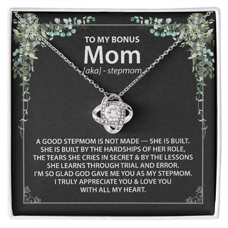 Step Mom Necklace, Step Mom Gift, For New Mom Mothers Day Birthday Thanksgiving Thank You Present